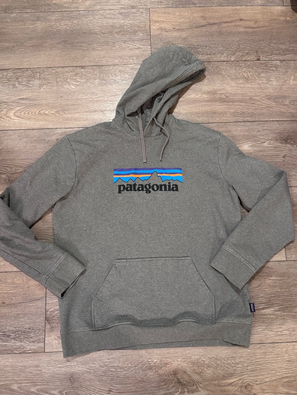 Patagonia Uprisal Hoody Grey Logo Pullover Hoodie Sweatshirt Men's XL